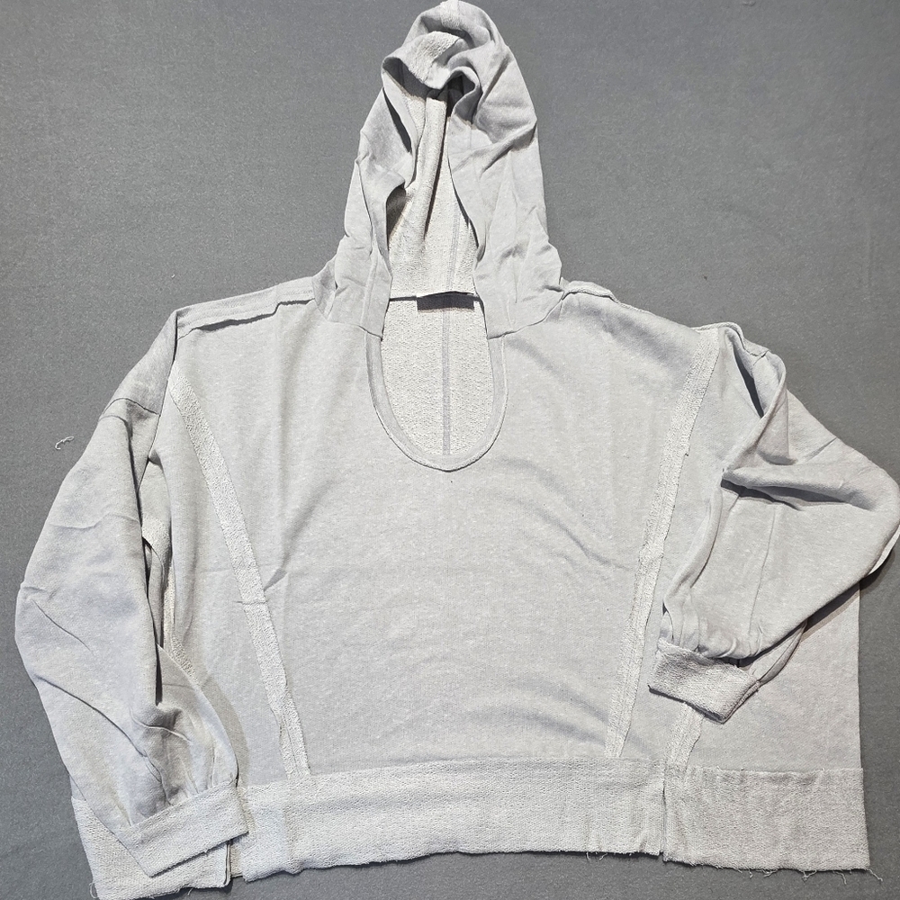 Zenana Outfitters New In Poly Tan Hoodie Sweatshirt Size S/M PTP 32 - Picture 3 of 7